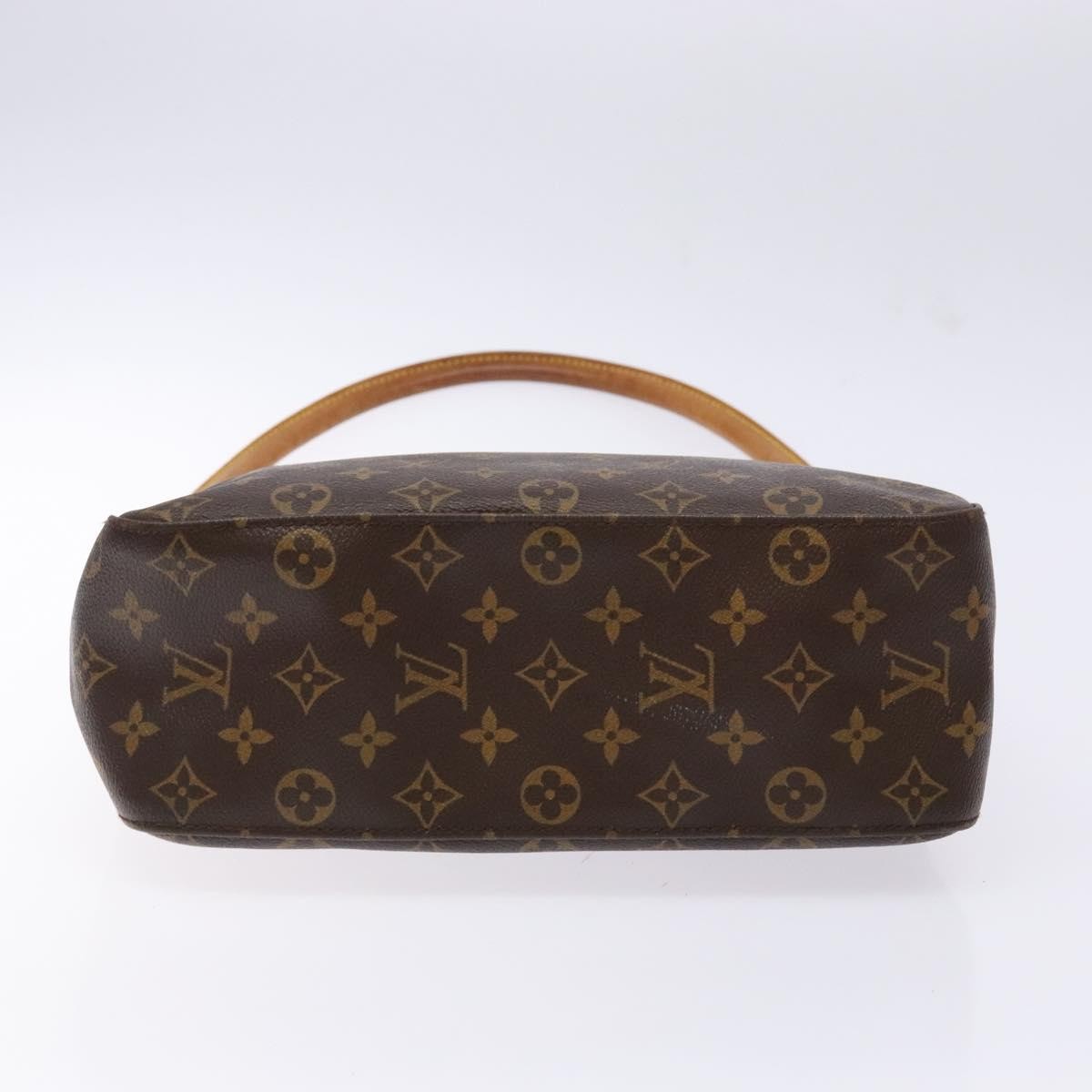 Louis Vuitton Looping Handbag Monogram Canvas, BROWN, CANVAS, Handbag