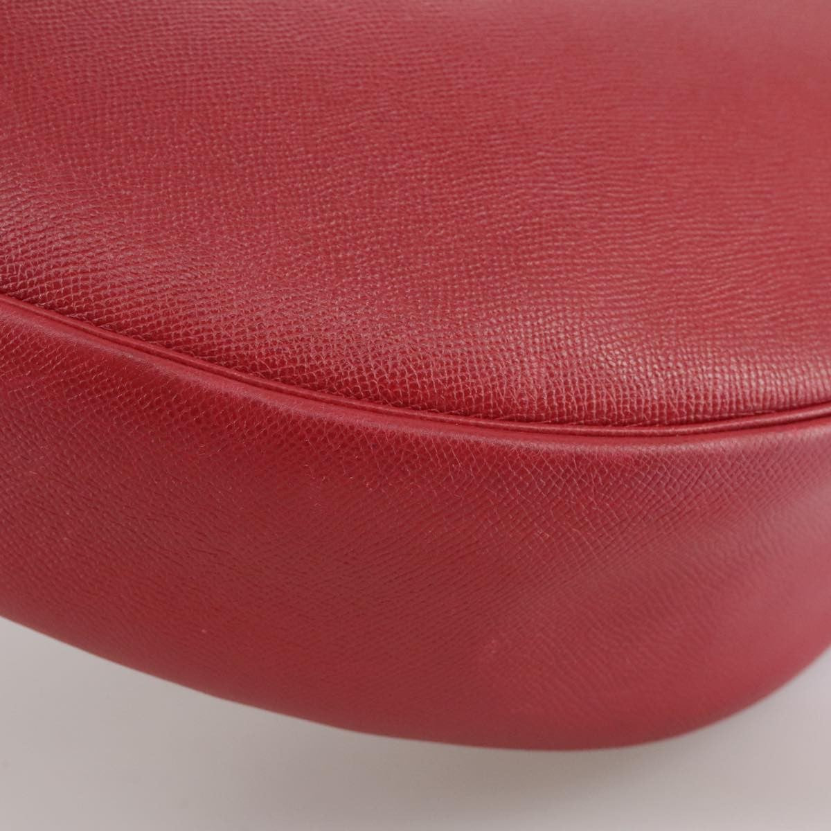 Hermes Foley cognac Handbag Leather, RED, LEATHER, Shoulder bag