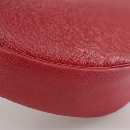 Hermes Foley cognac Handbag Leather, RED, LEATHER, Shoulder bag
