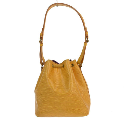 Louis Vuitton Petit Noe Handbag Epi Leather, Yellow, Leather, Shoulder Bag