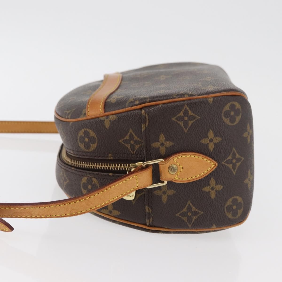 Louis Vuitton Blois Handbag Monogram Canvas, Brown, Canvas, Shoulder Bag