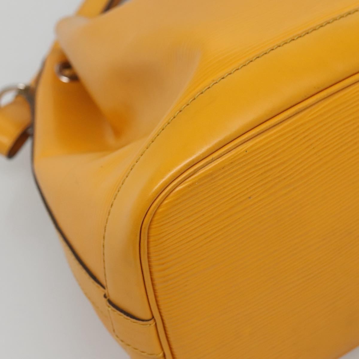 Louis Vuitton Petit Noe NM Handbag Epi Leather, Yellow, Leather, Shoulder Bag