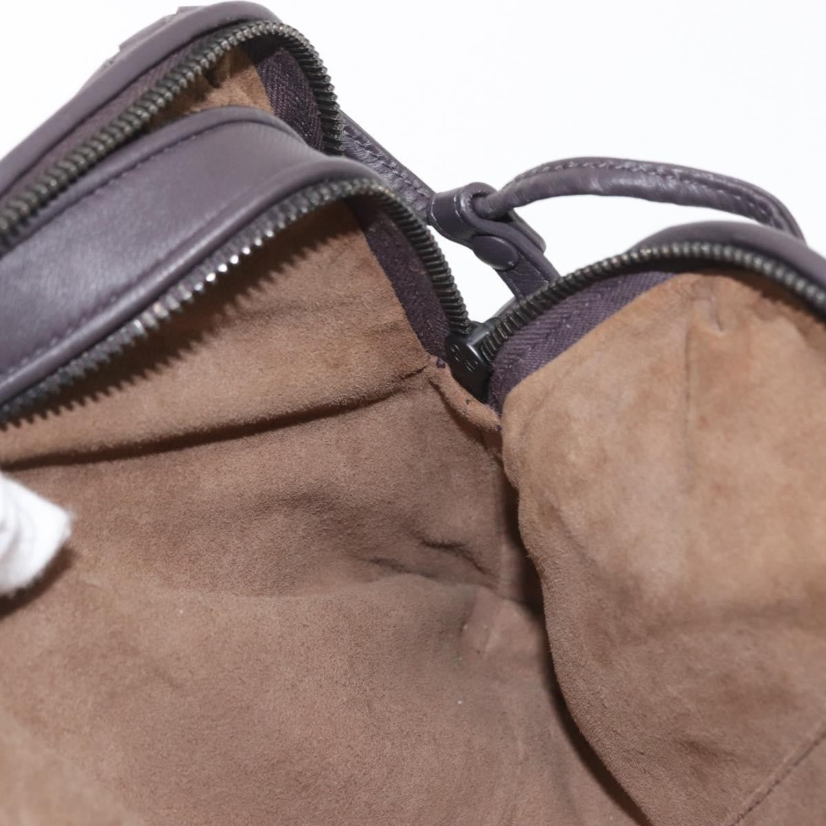 Bottega Veneta Nodini Crossbody Bag Intrecciato Nappa, BROWN, LEATHER, Shoulder bag