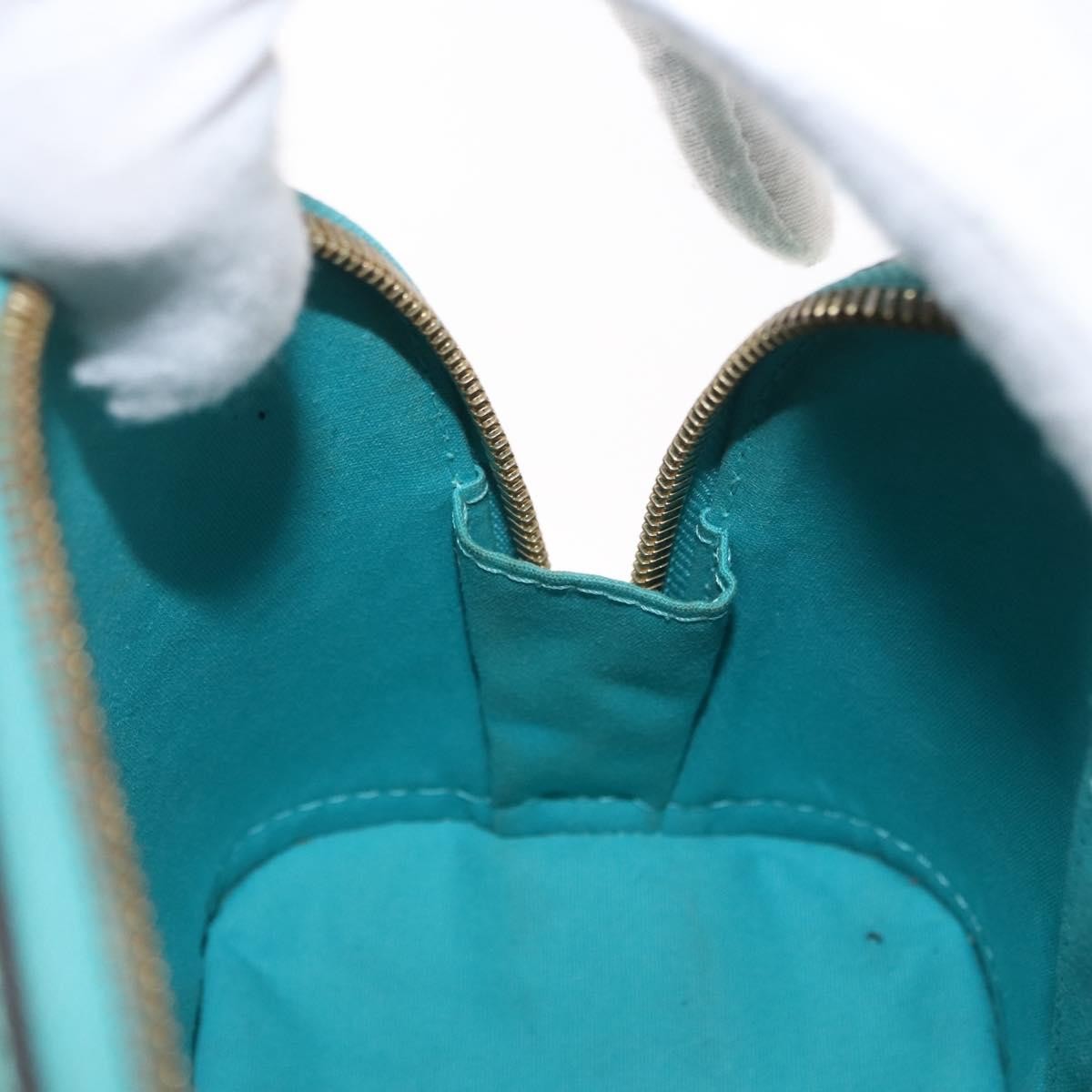 Louis Vuitton Alma Handbag Monogram Vernis, BLUE, PATENT_LEATHER, Handbag
