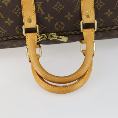 Louis Vuitton Keepall Bag Monogram Canvas, BROWN, CANVAS, Travel bag