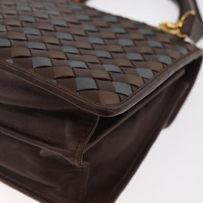 Bottega Veneta Intrecciato Handbag Leather, Brown, Leather, Handbag