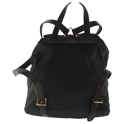 Prada Buckle Backpack Quilted Tessuto, GREEN, NYLON, Backpack