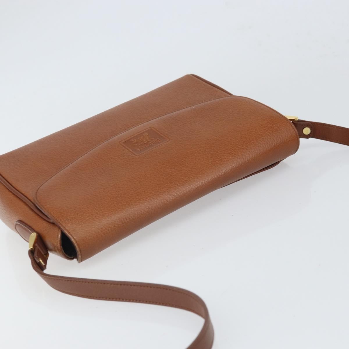 Burberry Vintage Shoulder Bag Leather, BROWN, LEATHER, Shoulder bag
