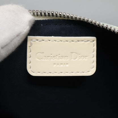 Christian Dior Vintage Saddle Bag Diorissimo Canvas, BLUE, CANVAS, Crossbody bag