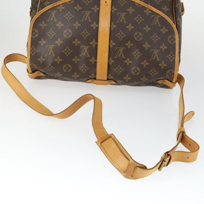 Louis Vuitton Saumur Handbag Monogram Canvas, BROWN, CANVAS, Shoulder bag