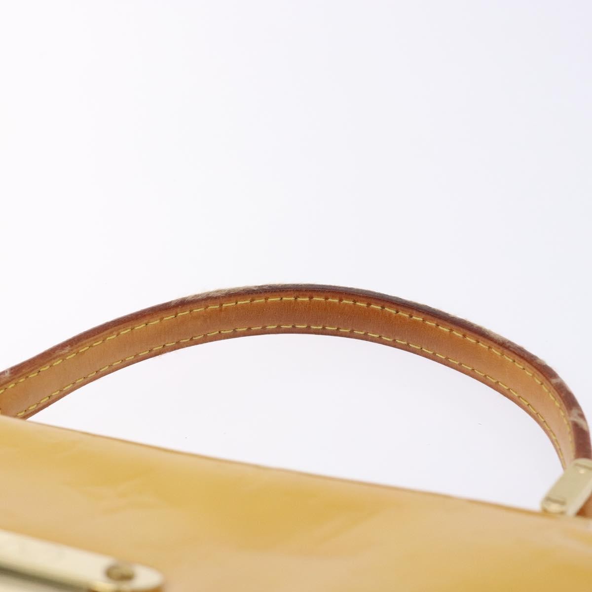 Louis Vuitton Spring Street Handbag Monogram Vernis, YELLOW, PATENT_LEATHER, Handbag