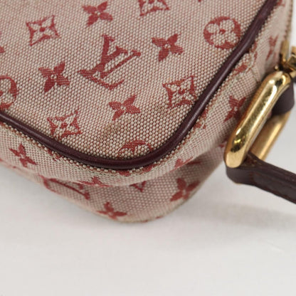 Louis Vuitton Juliette Crossbody Bag Mini Lin, RED, CANVAS, Shoulder bag