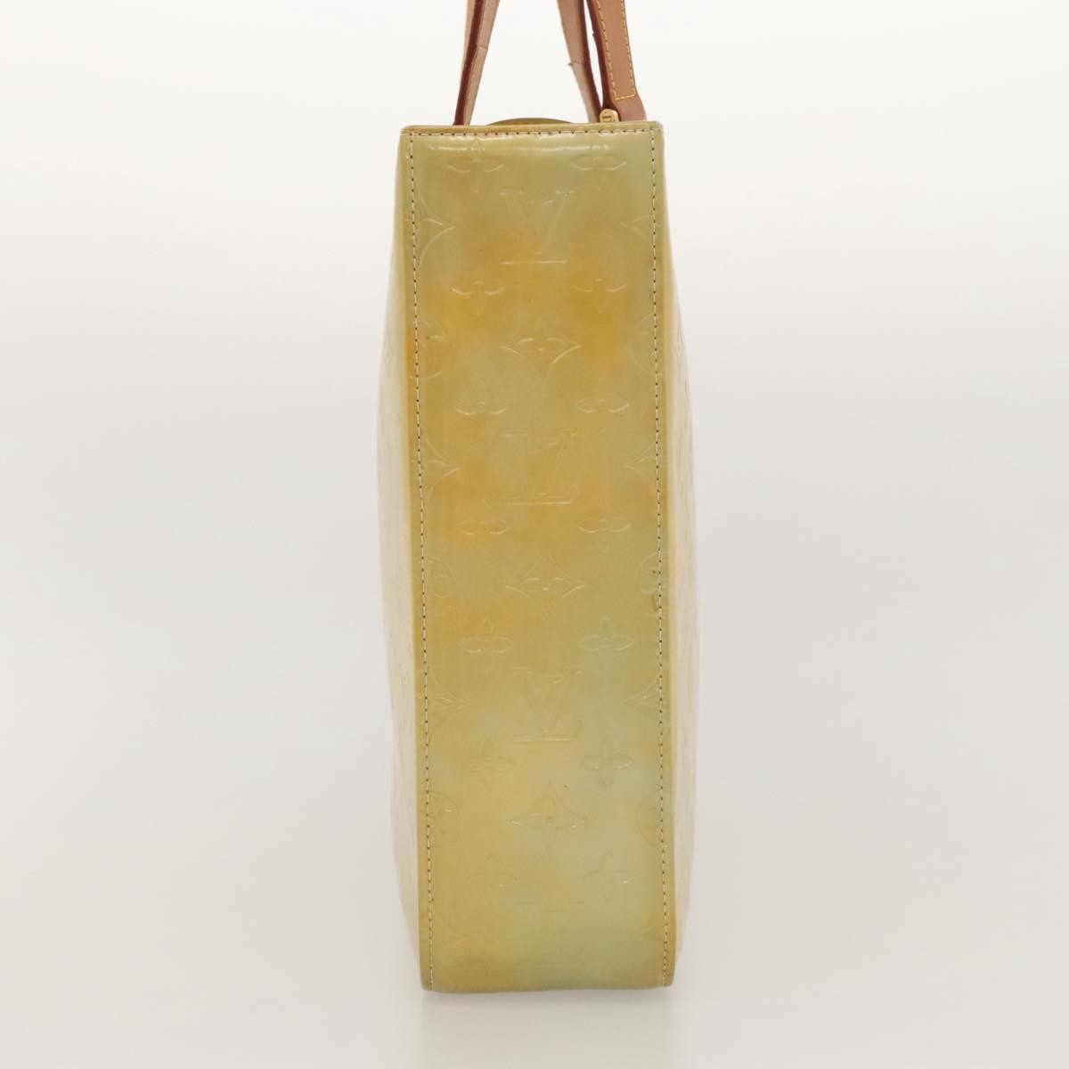 Louis Vuitton Columbus Handbag Monogram Vernis, GRAY, PATENT_LEATHER, Tote bag