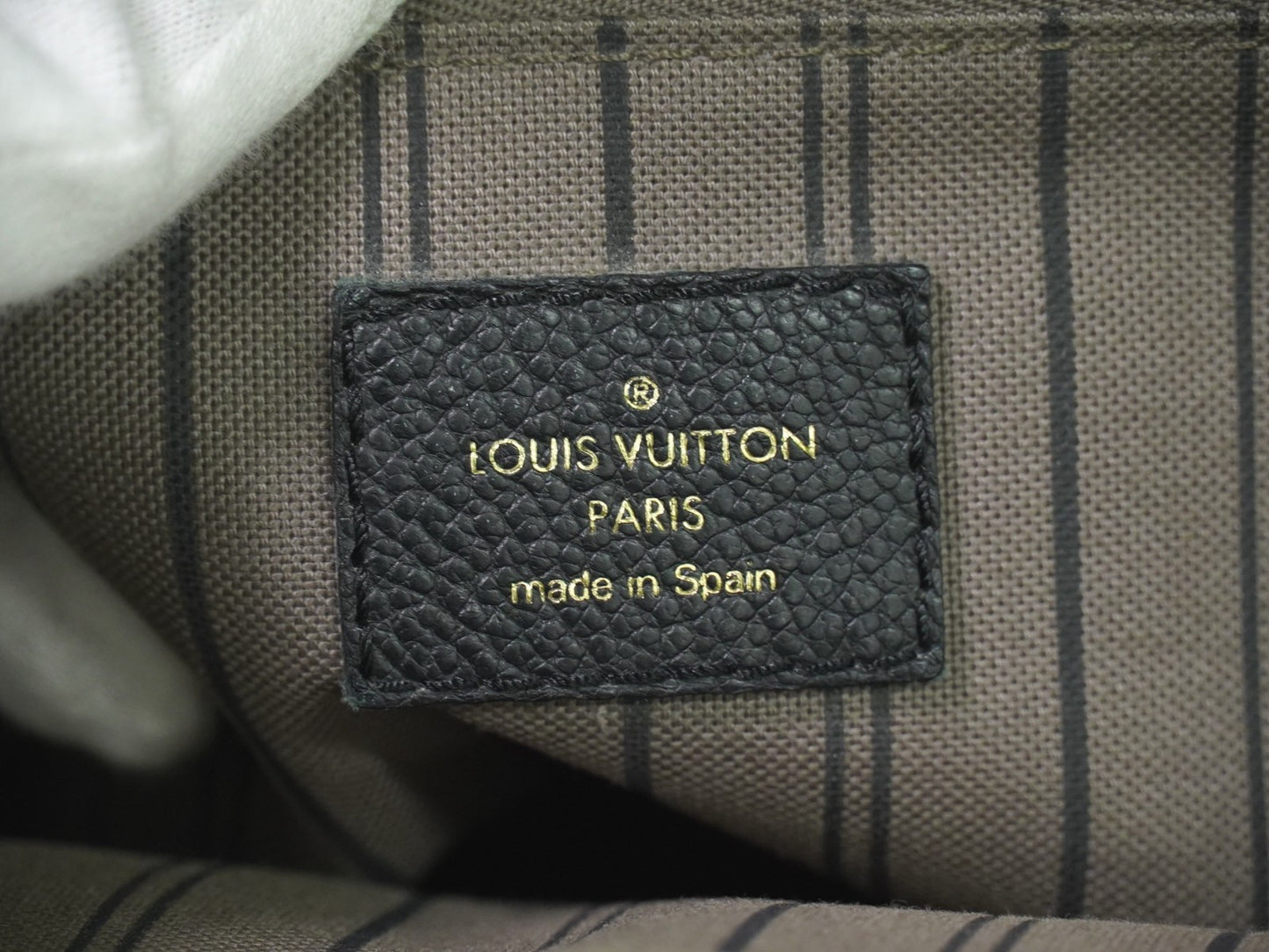 Louis Vuitton Sorbonne Backpack Monogram Empreinte Leather, BLACK, LEATHER, Backpack
