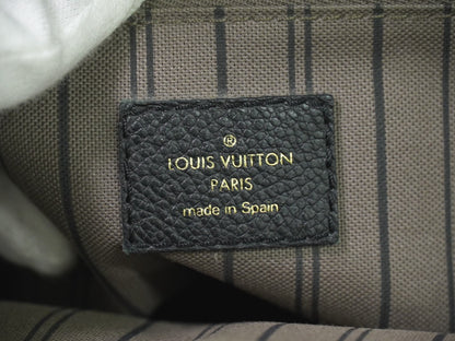 Louis Vuitton Sorbonne Backpack Monogram Empreinte Leather, BLACK, LEATHER, Backpack