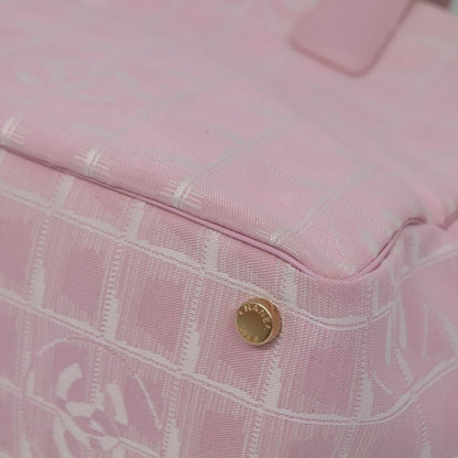 Chanel Travel Line Tote Nylon, PINK, NYLON, Tote bag