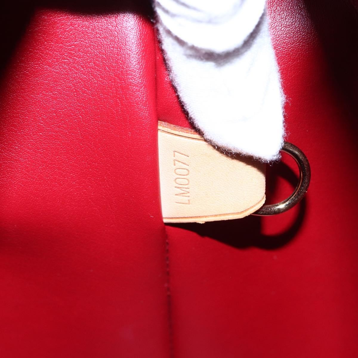 Louis Vuitton Houston Handbag Monogram Vernis, RED, PATENT_LEATHER, Handbag