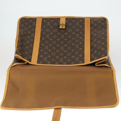 Louis Vuitton Sac Chasse Hunting Bag Monogram Canvas, BROWN, CANVAS, Travel bag