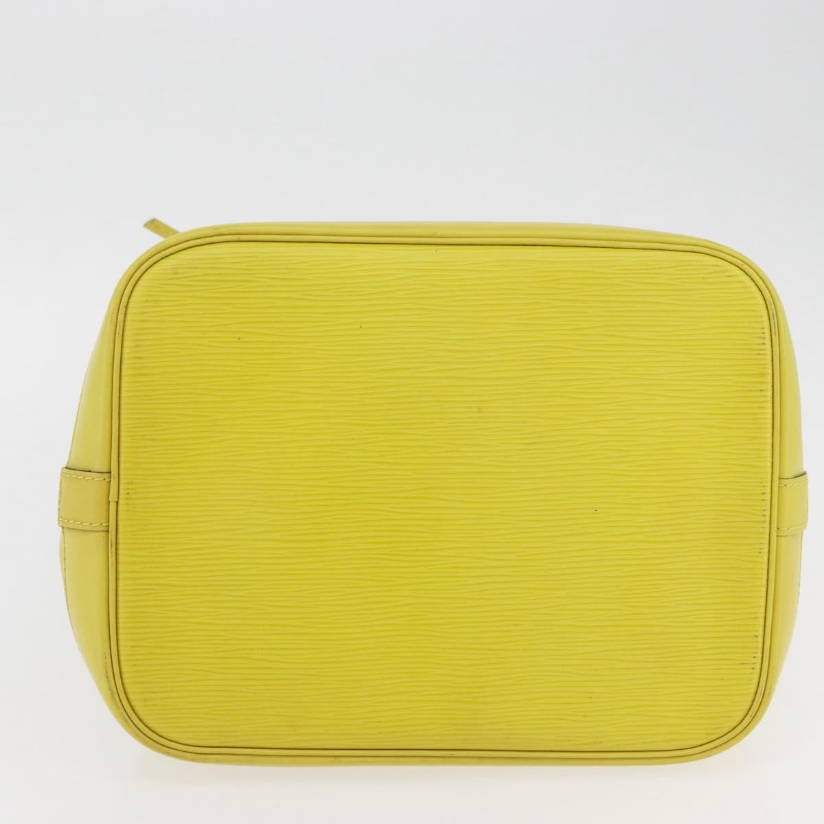 Louis Vuitton Petit Noe Handbag Epi Leather, Green, Leather, Handbag