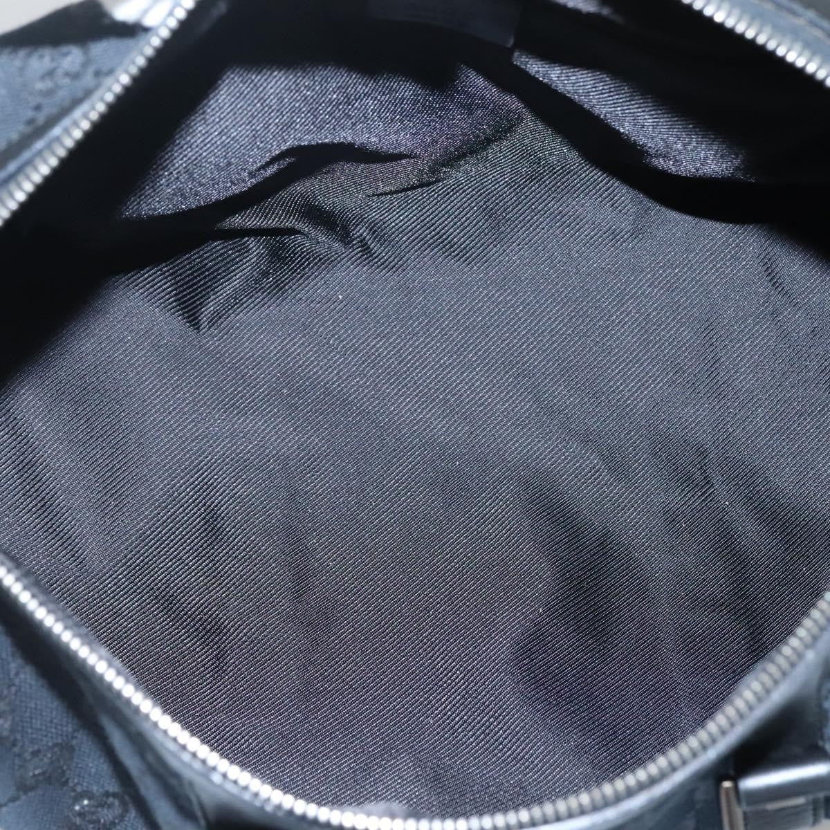 Gucci Vintage Zip Boston Bag GG Canvas, BLACK, CANVAS, Handbag