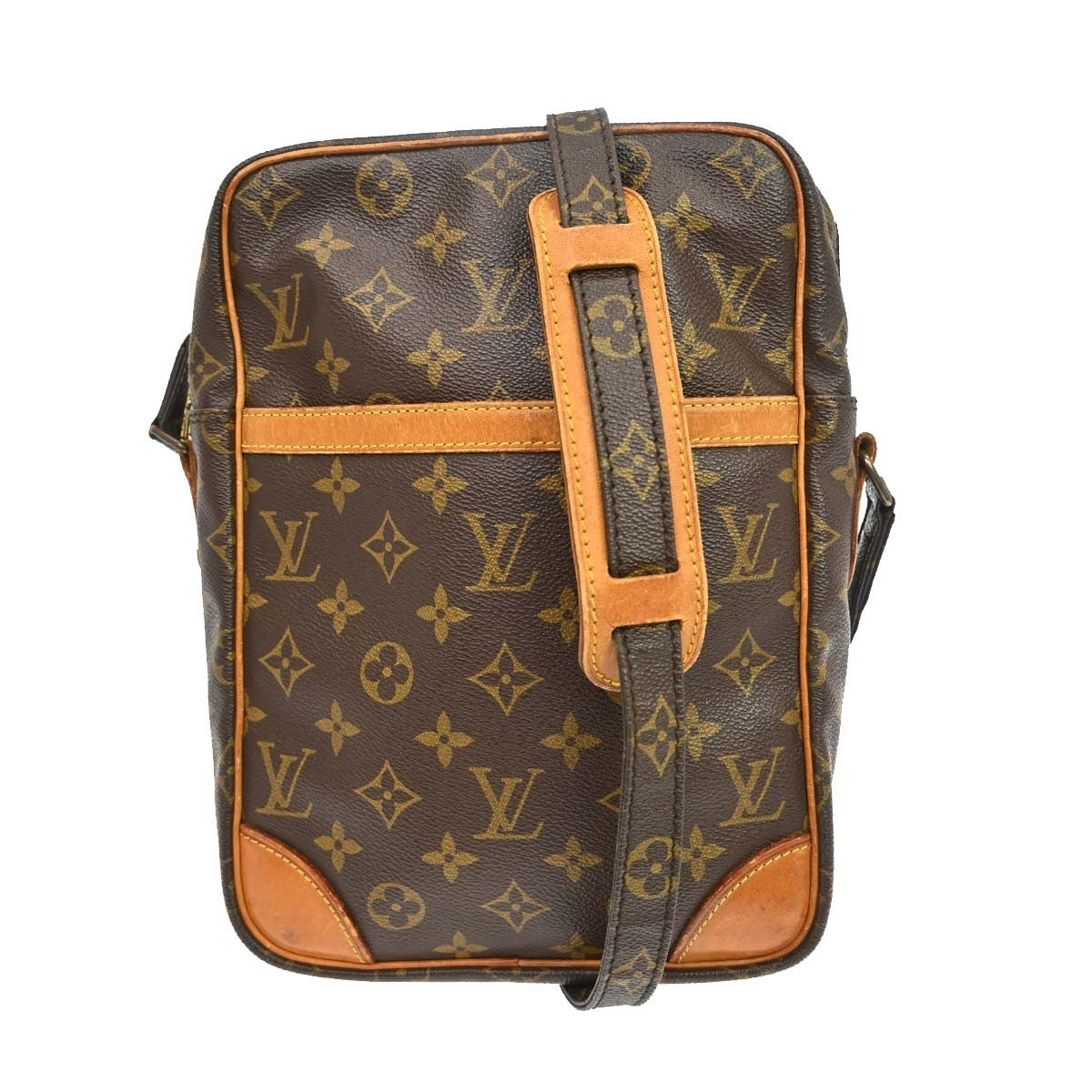 Louis Vuitton Danube Handbag Monogram Canvas, Brown, Canvas, Shoulder Bag