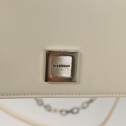 Givenchy 4G Chain Crossbody Bag Leather, WHITE, LEATHER, Crossbody bag