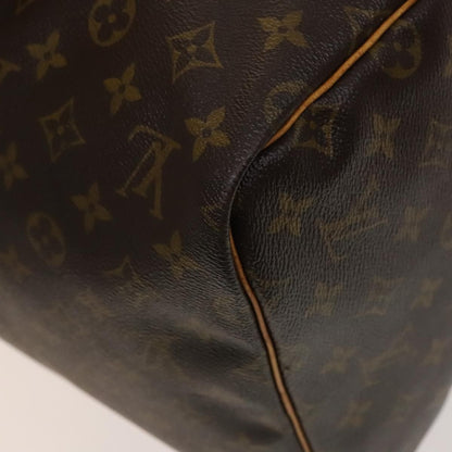Louis Vuitton Keepall Bag Monogram Canvas, BROWN, CANVAS, Travel bag