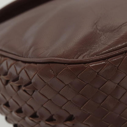 Bottega Veneta Intrecciato Leather, PURPLE, LEATHER, Clutche & pouche