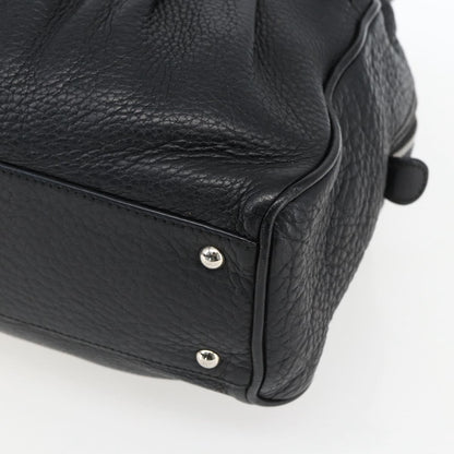 Salvatore Ferragamo Gancini Buckle Shoulder Bag Leather, Black, Leather, Shoulder Bag