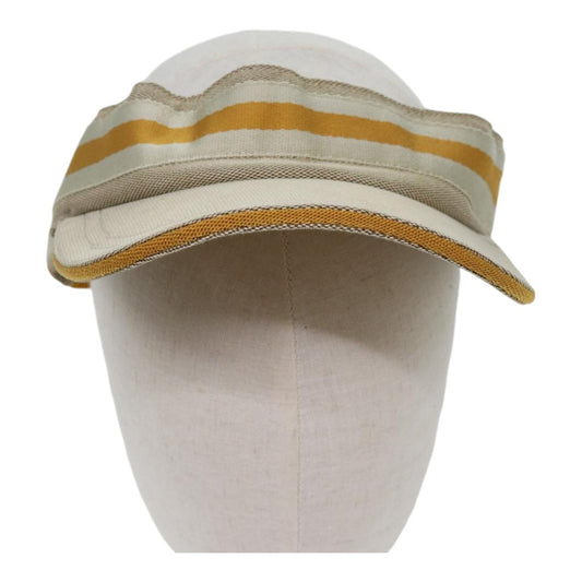 Gucci Sun Visor Canvas, BEIGE, CANVAS, Head accessory