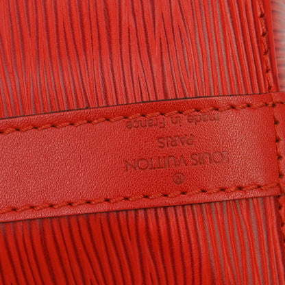 Louis Vuitton Petit Noe Handbag Epi Leather, Red, Leather, Shoulder Bag