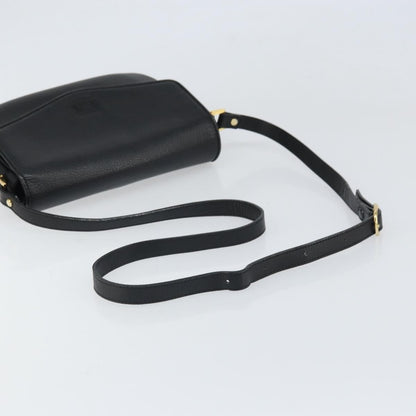 Burberry Flap Shoulder Bag Leather, BLACK, LEATHER, Shoulder bag