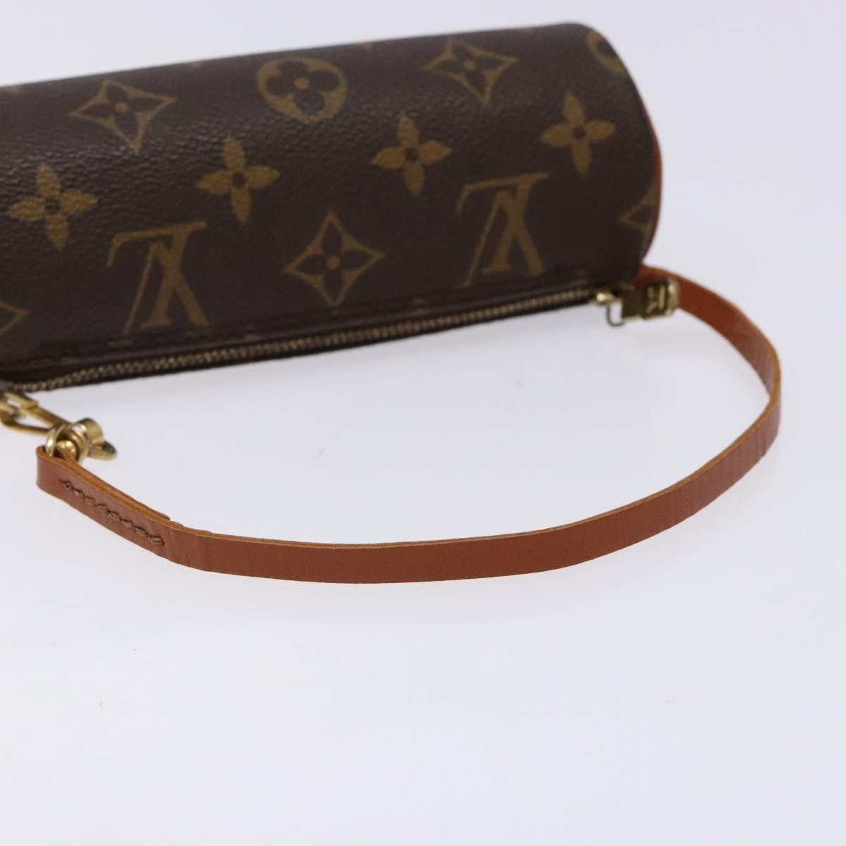 Louis Vuitton Papillon Pochette Monogram Canvas, BROWN, CANVAS, Handbag