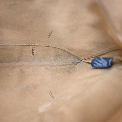 Fendi Chef Zip Crossbody Bag Zucca Canvas, BROWN, CANVAS, Shoulder bag