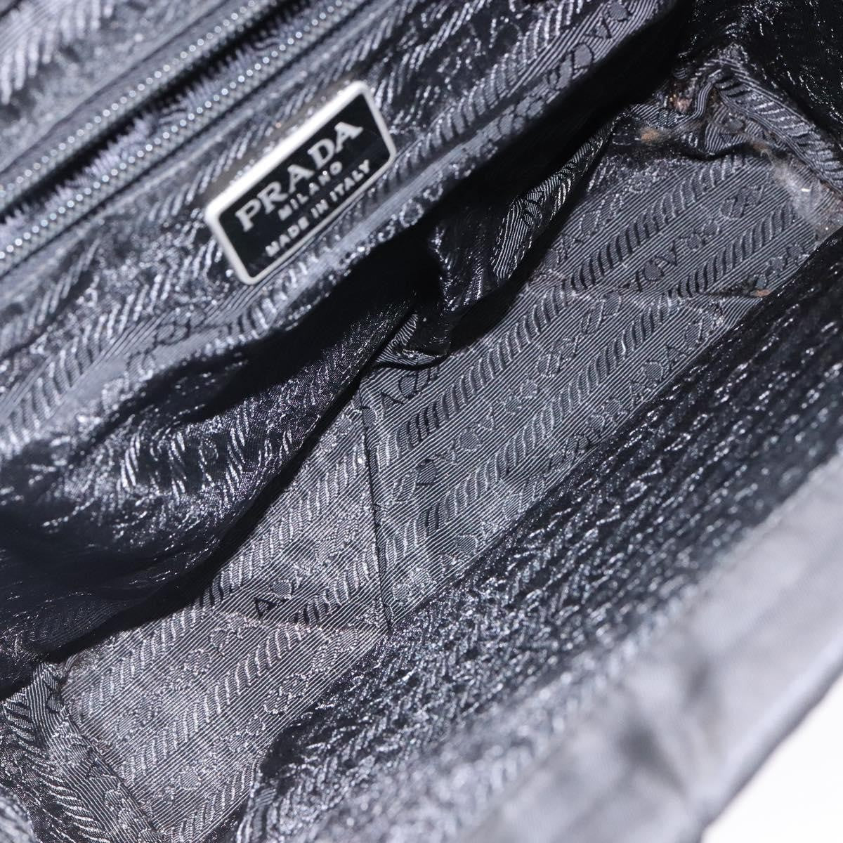 Prada cabas tessuto nylon, Black, Nylon, Handbag