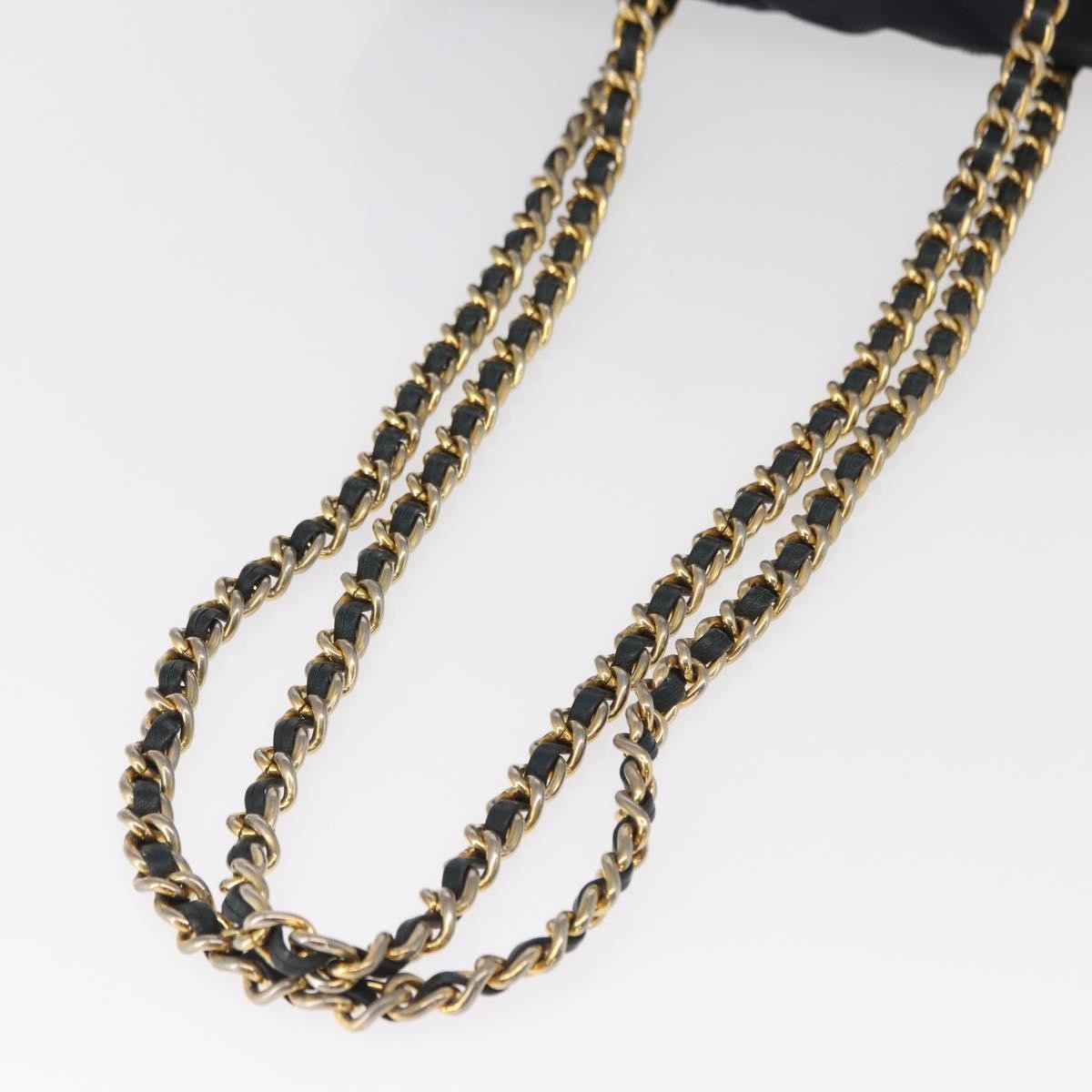 Prada Chain Shoulder Bag Tessuto, Navy, Nylon, Shoulder Bag