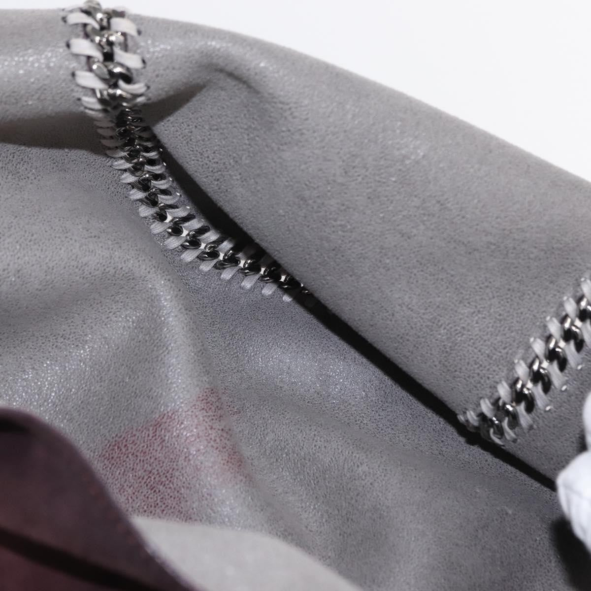 Stella McCartney Falabella Reversible Tote Shaggy Deer, BURGUNDY, POLYESTER, Tote bag