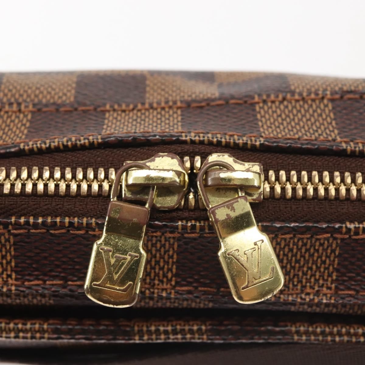 Louis Vuitton Geronimos Waist Bag Damier, BROWN, CANVAS, Shoulder bag
