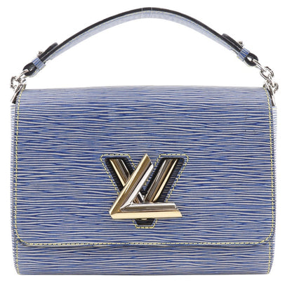 Louis Vuitton Twist Handbag Epi Leather, BLUE, LEATHER, Shoulder bag