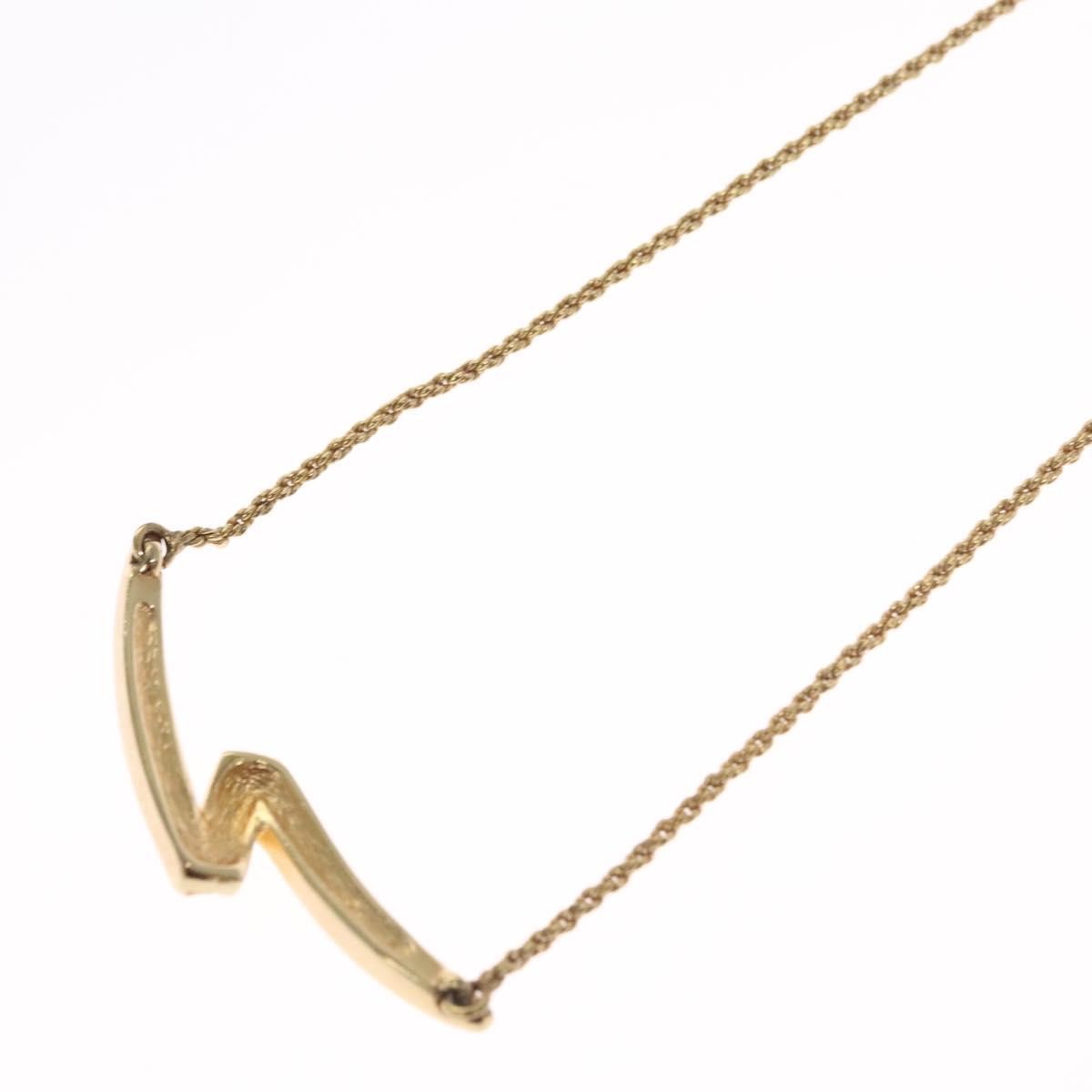 Christian Dior CD Pendant Necklace Gold-plated, GOLD, METAL, Necklace