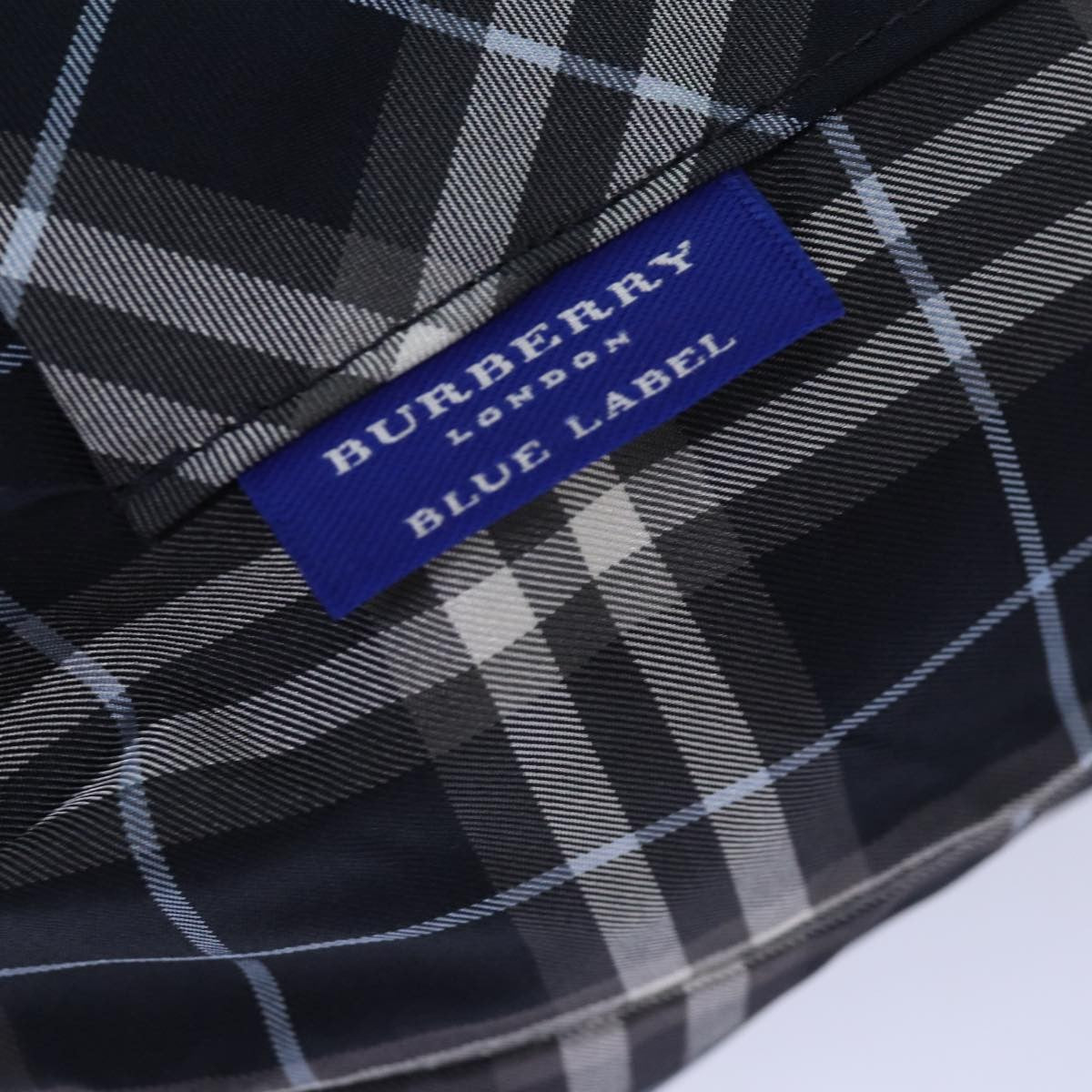 Burberry Nova Check Blue Label Nylon, Black, Nylon, Clutch