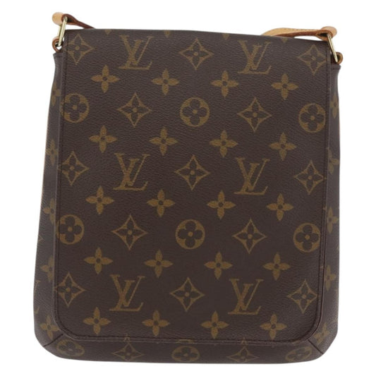 Louis Vuitton Musette Salsa Handbag Monogram Canvas, Brown, Canvas, Shoulder Bag