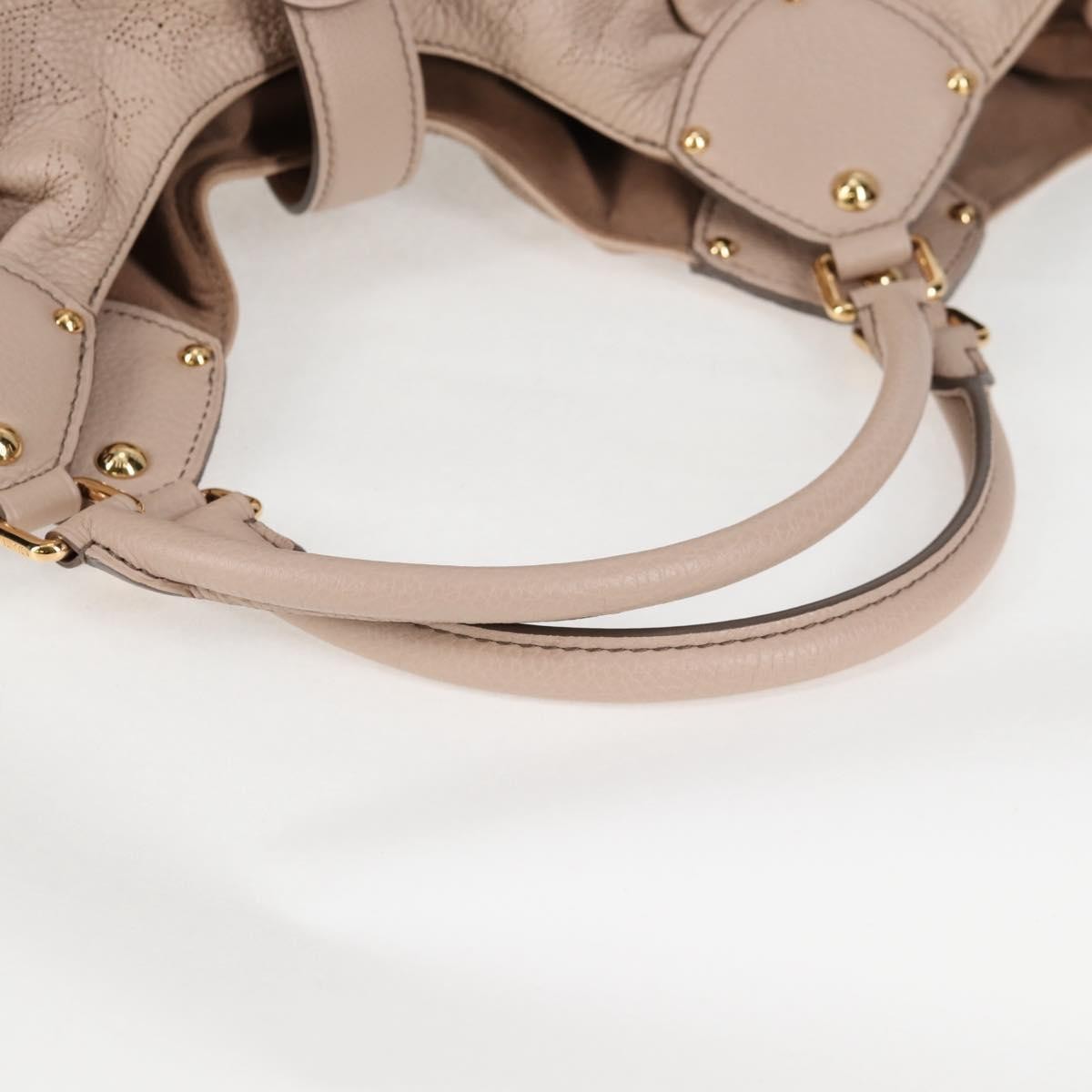 Louis Vuitton XL Hobo Mahina Leather, BEIGE, LEATHER, Tote bag