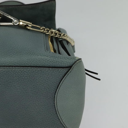 Chloe Faye Day Bag Leather, GREEN, LEATHER, Handbag
