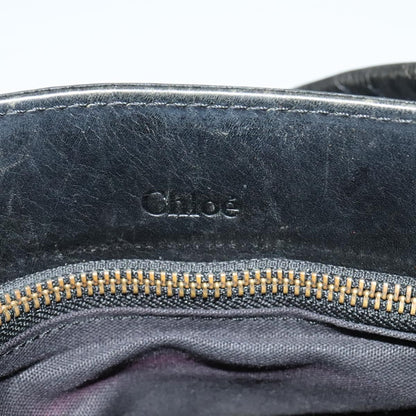 Chloe Vintage Flap shoulder bag Leather, BLACK, LEATHER, Shoulder bag