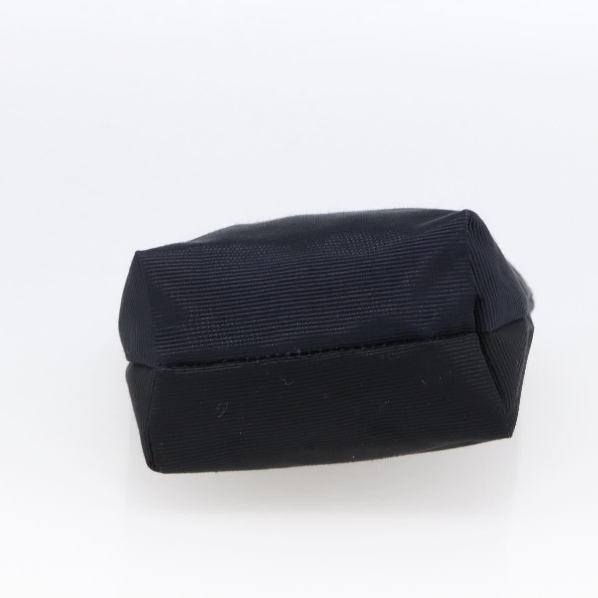 Celine Marin Wristlet Pouch Canvas with Leather, NAVY, NYLON, Clutche & pouche