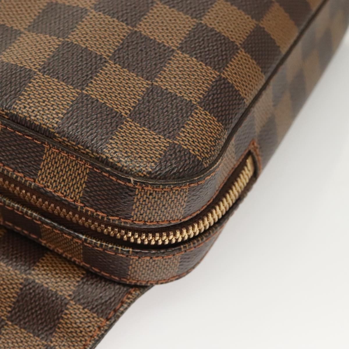 Louis Vuitton Geronimos Waist Bag Damier, BROWN, CANVAS, Shoulder bag