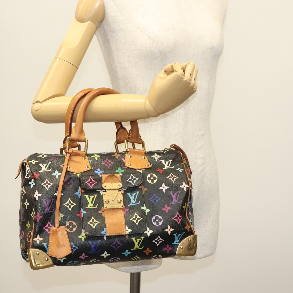 Louis Vuitton Speedy Handbag Monogram Multicolor, MULTICOLOUR, CANVAS, Handbag