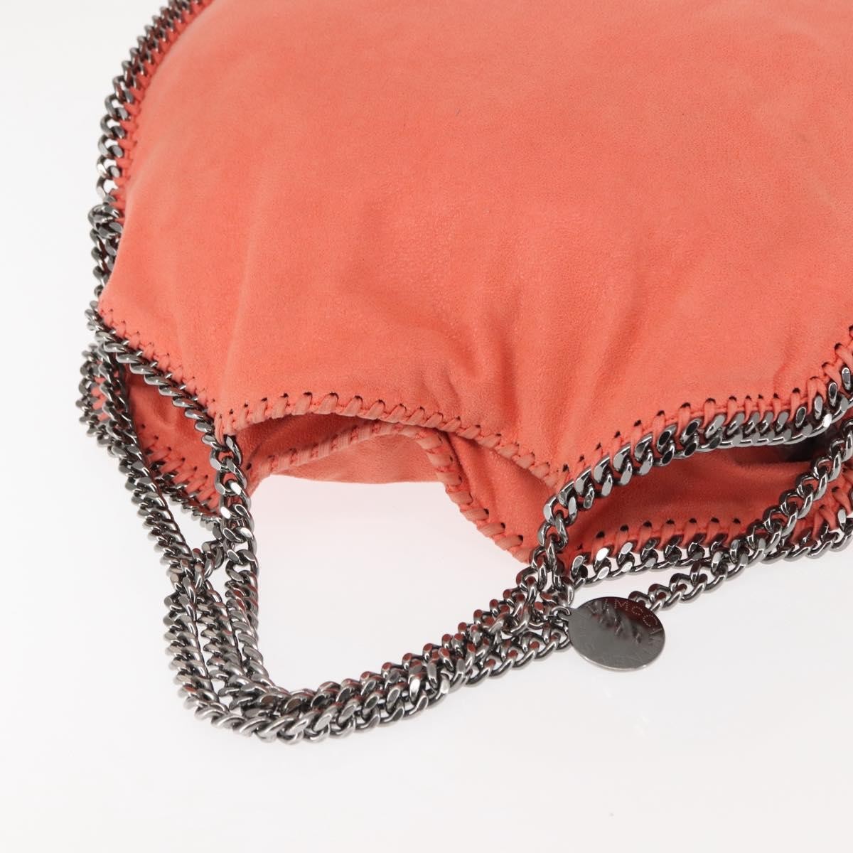 Stella McCartney Falabella Fold Over Crossbody Bag Suede, ORANGE, SUEDE, Crossbody bag