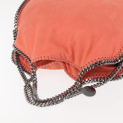 Stella McCartney Falabella Fold Over Crossbody Bag Suede, ORANGE, SUEDE, Crossbody bag